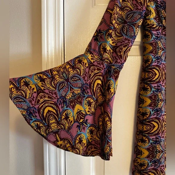 Free People Bell Sleeve Tunic Top - 4 - Picture 2 of 8